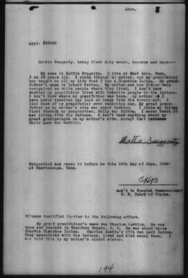 Miscellaneous Testimony Taken Before Special Commissioners, Feb 1908-Mar 1909 > Volume 1