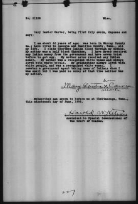 Miscellaneous Testimony Taken Before Special Commissioners, Feb 1908-Mar 1909 > Volume 1