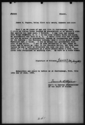 Miscellaneous Testimony Taken Before Special Commissioners, Feb 1908-Mar 1909 > Volume 1