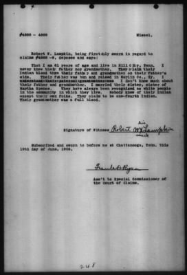 Miscellaneous Testimony Taken Before Special Commissioners, Feb 1908-Mar 1909 > Volume 1