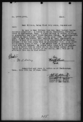 Miscellaneous Testimony Taken Before Special Commissioners, Feb 1908-Mar 1909 > Volume 1