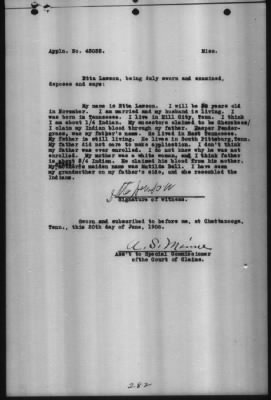 Miscellaneous Testimony Taken Before Special Commissioners, Feb 1908-Mar 1909 > Volume 1