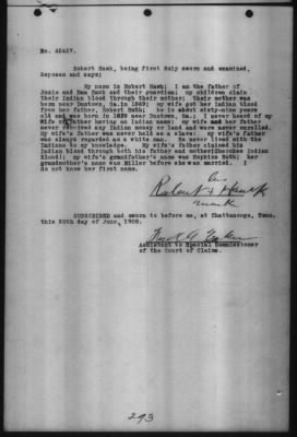 Miscellaneous Testimony Taken Before Special Commissioners, Feb 1908-Mar 1909 > Volume 1