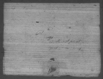 Correspondence And Miscellaneous Records > 1801