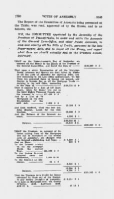 Volume VI > Votes of Assembly 1760