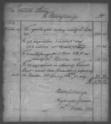 Thumbnail for Fiscal Records > Copies Of Accounts, Receipts, And Disbursements, 1801-20