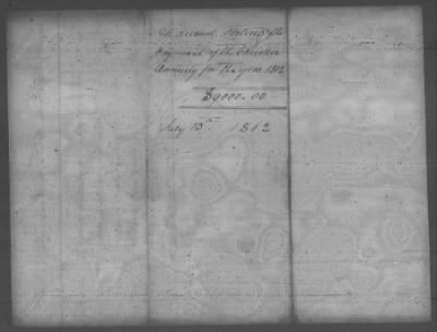 Thumbnail for Fiscal Records > Copies Of Accounts, Receipts, And Disbursements, 1801-20