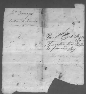 Correspondence And Miscellaneous Records > 1815