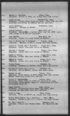 Thumbnail for Report Submitted By Guion Miller, Special Commissioner, May 28, 1909 > Volume 10, Applications 41,000-45,857