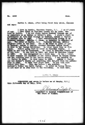 Miscellaneous Testimony Taken Before Special Commissioners, Feb 1908-Mar 1909 > Volume 4