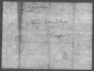 Thumbnail for Correspondence And Miscellaneous Records > 1809