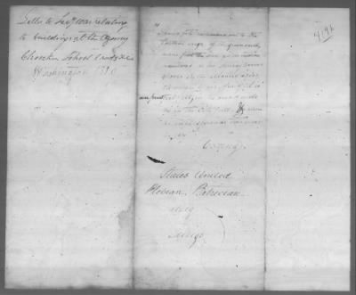 Correspondence And Miscellaneous Records > 1819