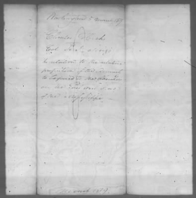 Correspondence And Miscellaneous Records > 1819