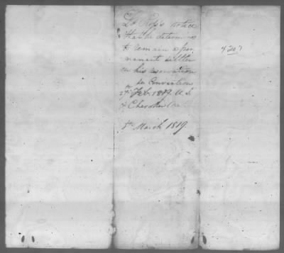 Correspondence And Miscellaneous Records > 1819