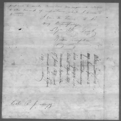 Correspondence And Miscellaneous Records > 1819