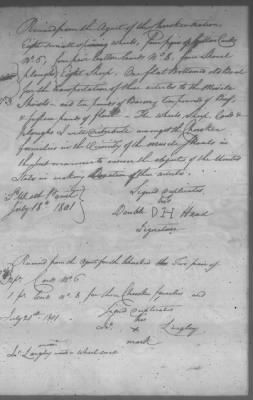 Thumbnail for Fiscal Records > Cherokee Receipts, May 31, 1801-Nov 18, 1802