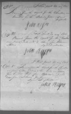 Thumbnail for Fiscal Records > Cherokee Receipts, May 31, 1801-Nov 18, 1802