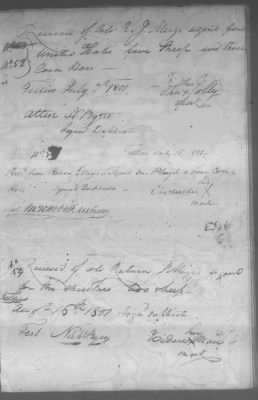 Thumbnail for Fiscal Records > Cherokee Receipts, May 31, 1801-Nov 18, 1802