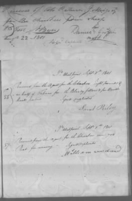 Thumbnail for Fiscal Records > Cherokee Receipts, May 31, 1801-Nov 18, 1802