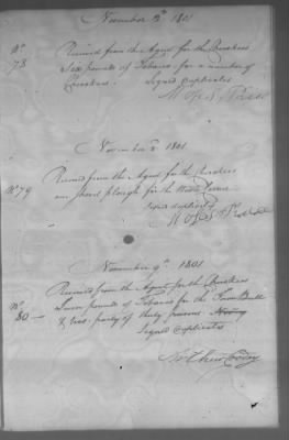 Thumbnail for Fiscal Records > Cherokee Receipts, May 31, 1801-Nov 18, 1802