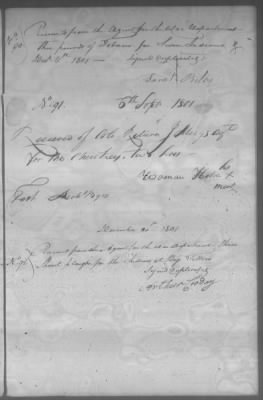 Thumbnail for Fiscal Records > Cherokee Receipts, May 31, 1801-Nov 18, 1802