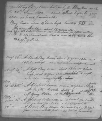 Fiscal Records > Pass Book, Jul 29, 1801-Oct 28, 1804