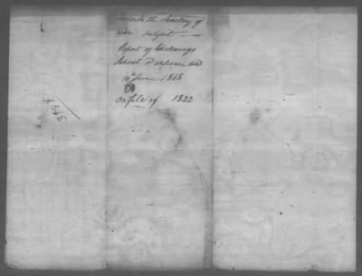 Thumbnail for Correspondence And Miscellaneous Records > 1818