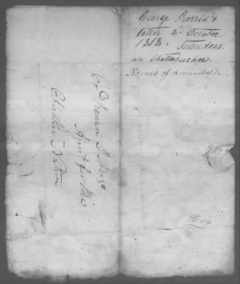 Thumbnail for Correspondence And Miscellaneous Records > 1818