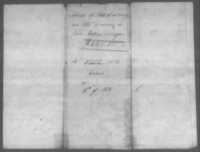 Correspondence And Miscellaneous Records > 1818