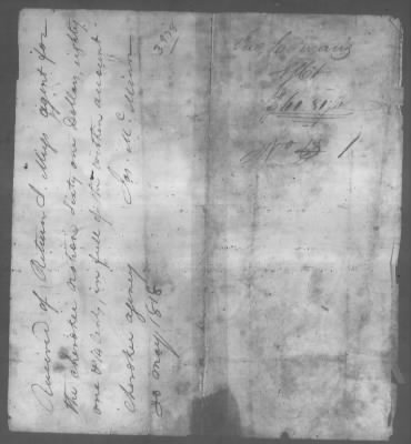 Correspondence And Miscellaneous Records > 1818