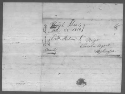 Thumbnail for Correspondence And Miscellaneous Records > 1810