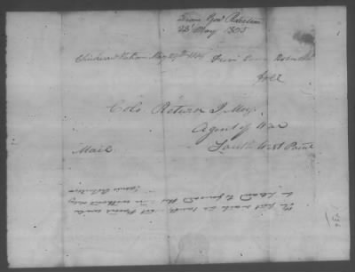 Thumbnail for Correspondence And Miscellaneous Records > 1805