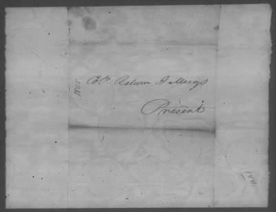 Thumbnail for Correspondence And Miscellaneous Records > 1805