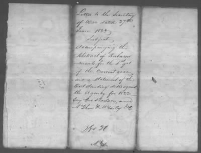 Thumbnail for Correspondence And Miscellaneous Records > 1823