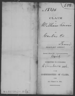 Carter > William Lewis (18374)