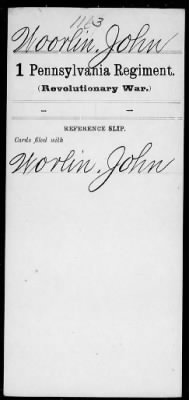 John > Woorlin, John