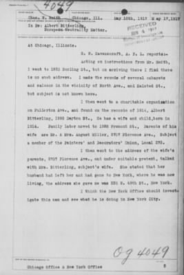 Old German Files, 1909-21 > Albert Bitterling (#8000-4049)