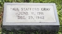 Paul S Gray's tombstone picture