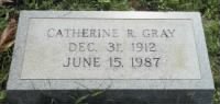 Catherine Gray's tombstone picture