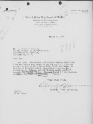 Old German Files, 1909-21 > Special Investigation Concerning Alleged Misconduct of U. S. Attorney Karch (#8000-8108)