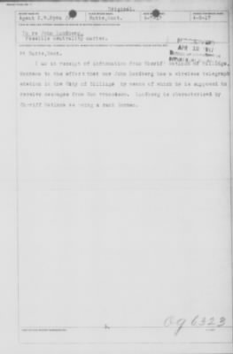 Old German Files, 1909-21 > John Lundberg (#8000-6323)