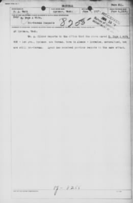 Old German Files, 1909-21 > Various (#8000-8255)