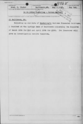 Old German Files, 1909-21 > Peter Kuehnling (#8000-10468)