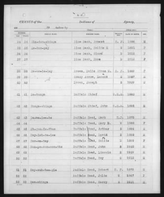 Ponca, Tonkawa, Kansa, Kaw > 1913 - 1919