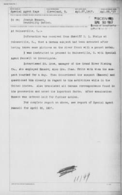 Old German Files, 1909-21 > Joseph Emmerz (#11199)