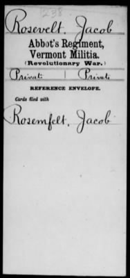 Jacob > Rosevelt, Jacob