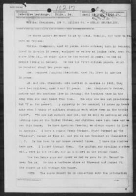 Old German Files, 1909-21 > William Steinborn (#8000-10217)
