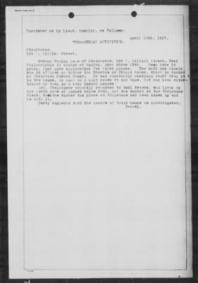 Old German Files, 1909-21 > William Steinborn (#8000-10217)