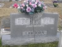 Headstone: William & Pearlie Kilpatrick Lawhorn