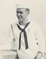 H. Tracy Hall as Sailor in Milwaukee, WI, 1944